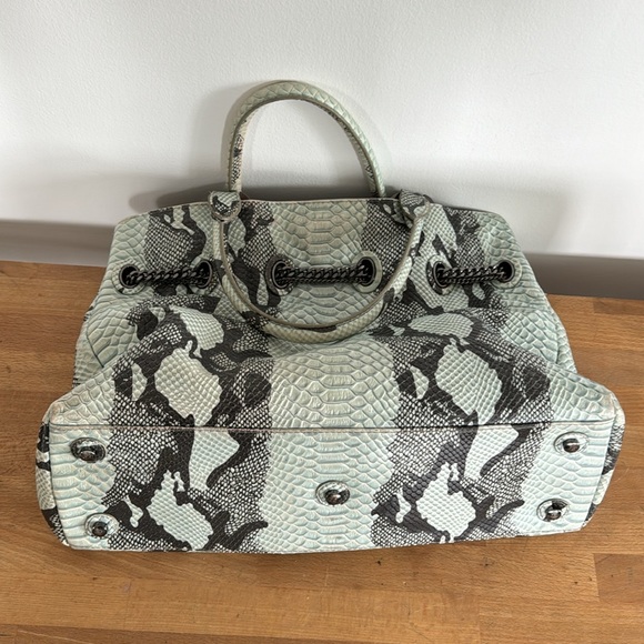 CHRISTIAN DIOR Python + Metal Shoulder Bag - Picture 6 of 12